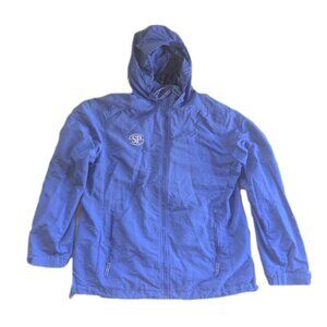 Land's End Blue Windbreaker Jacket